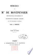 Mémoires de Mademoiselle de Montpensier