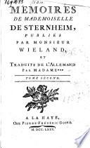Mémoires de Mademoiselle de Sternheim