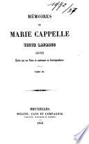Mémoires de Marie Cappelle, veuve Lafarge