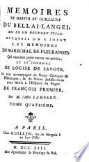 Mémoires de Martin et Guillaume Du Bellai-Langei