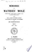 Mémoires de Mathieu Molé