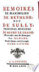 Mémoires de Maximilien de Béthune, duc de Sully