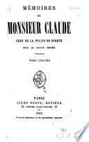 Mémoires de Monsieur Claude