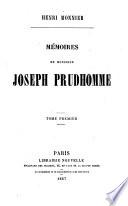 Mémoires de Monsieur Joseph Brudhomme