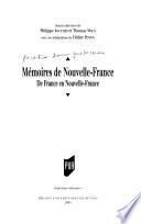 Mémoires de Nouvelle-France