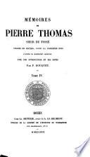 Mémoires de Pierre Thomas, sieur du Fossé