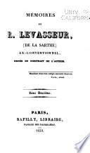 Mémoires de R. Levasseur