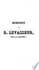 Mémoires de R. Levasseur