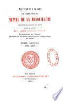 Mémoires de R. P. Nepveu de La Manouillère