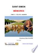 Mémoires de Saint-Simon - Tome 11 - 1722-1723