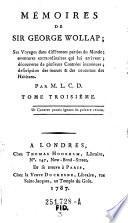 Mémoires de sir George Wollap