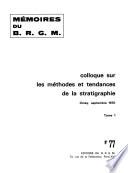 Mémoires du Bureau de recherches géologiques et minières