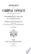 Mémoires du cardinal Consalvi
