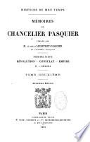Mémoires du chancelier Pasquier