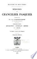Mémoires du Chancelier Pasquier: ptie. Restauration: t. 4. 1815-1820