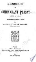 Mémoires du commandant Persat, 1806 à 1844