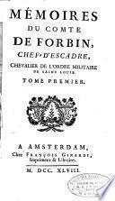 Mémoires du comte de Forbin, chef d'Escadre, chevalier de l'Ordre Militaire de Saint Louis