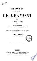 Memoires du comte de Gramont par A. Hamilton