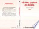 Mémoires du désert