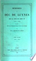 Mémoires du duc de Luynes sur la cour de Louis XV (1735-1758)