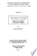 Memoires du Laboratoire de géomorphologie de l'École pratique des hautes études