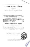 Mémoires du maréchal de Berwick. Ebauche de l'Eloge historique du maréchal de Berwick