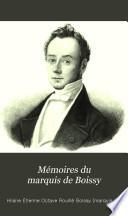 Mémoires du marquis de Boissy, 1798-1866
