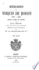 Mémoires du marquis de Boissy