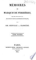 Mémoires du marquis de Ferrières