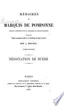 Mémoires du marquis de Pomponne