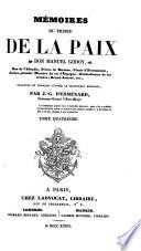 Mémoires du Prince de la Paix ... traduits en Français d'après le manuscrit Espagnol, par J. G. D'Esménard
