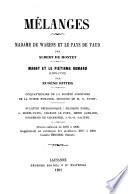 Mémoires et documens