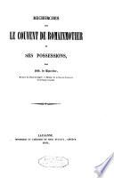 Mémoires et documens