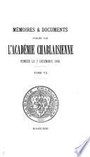 Mémoires et documents