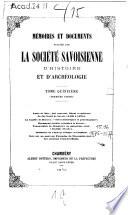 Mémoires et documents