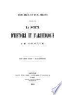 Mémoires et documents