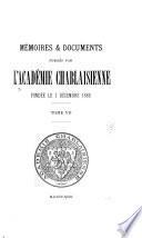 Memoires et documents