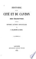Mémoires et documents publiés par la Société d'histoire de la Suisse romande