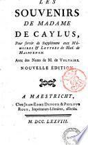 Mémoires et lettres de madame de Maintenon. Tome 1. [-16.]