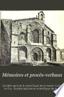 Mémoires et procès-verbaux