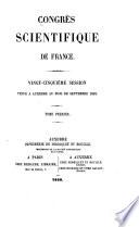 Mémoires et procès-verbaux