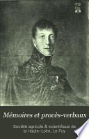 Mémoires et procès-verbaux