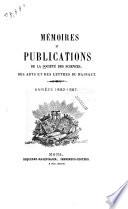 Mémoires et publications de la Société des sciences, des arts et des lettres du Hainaut