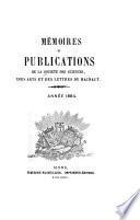 Mémoires et publications de la Société des sciences, des arts et des lettres du Hainaut
