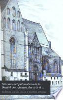 Mémoires et publications de la Société des sciences, des arts et des lettres du Hainaut