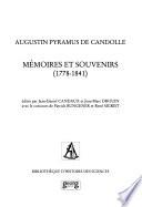 Mémoires et souvenirs (1778-1841)