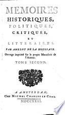Mémoires historiques, politiques, critiques, et littéraires