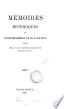 Mémoires historiques sur l'arrondissement de Valenciennes