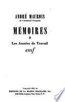 Mémoires ...