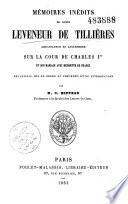 Mémoires inédits sur la cour de Charles I et son mariage avec Henriette de France